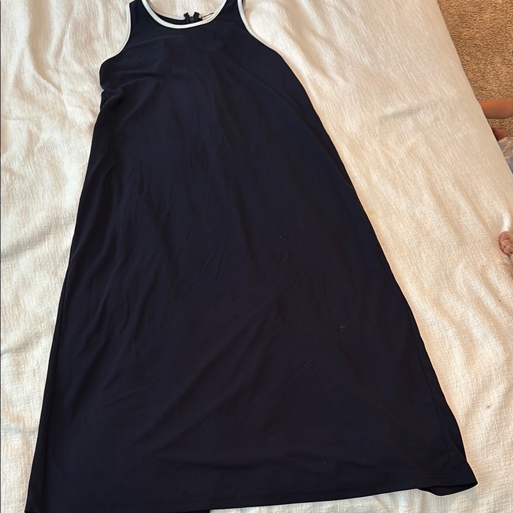 Tuckernuck Black Halter Maxi Sundress